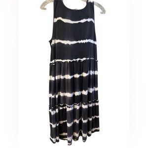 Tribal jeans tie dye Rayon tiered dress Sz M
Boho Hippie Travel Casual Summer